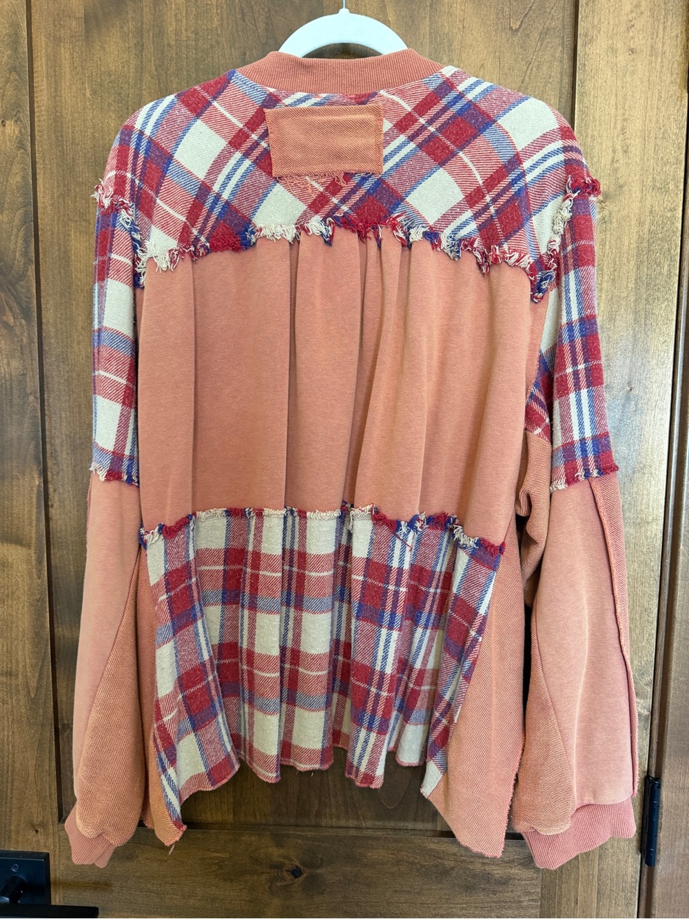 POL flannel sweatshirt 1/2 zip - size L - Picture 2 of 3